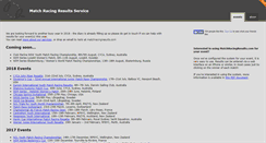 Desktop Screenshot of matchracingresults.com